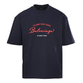 Balenciaga Faded Logo Washed Cotton T-Shirt