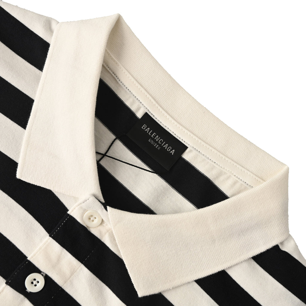 Balenciaga Logo Cotton Jersey T-Shirt