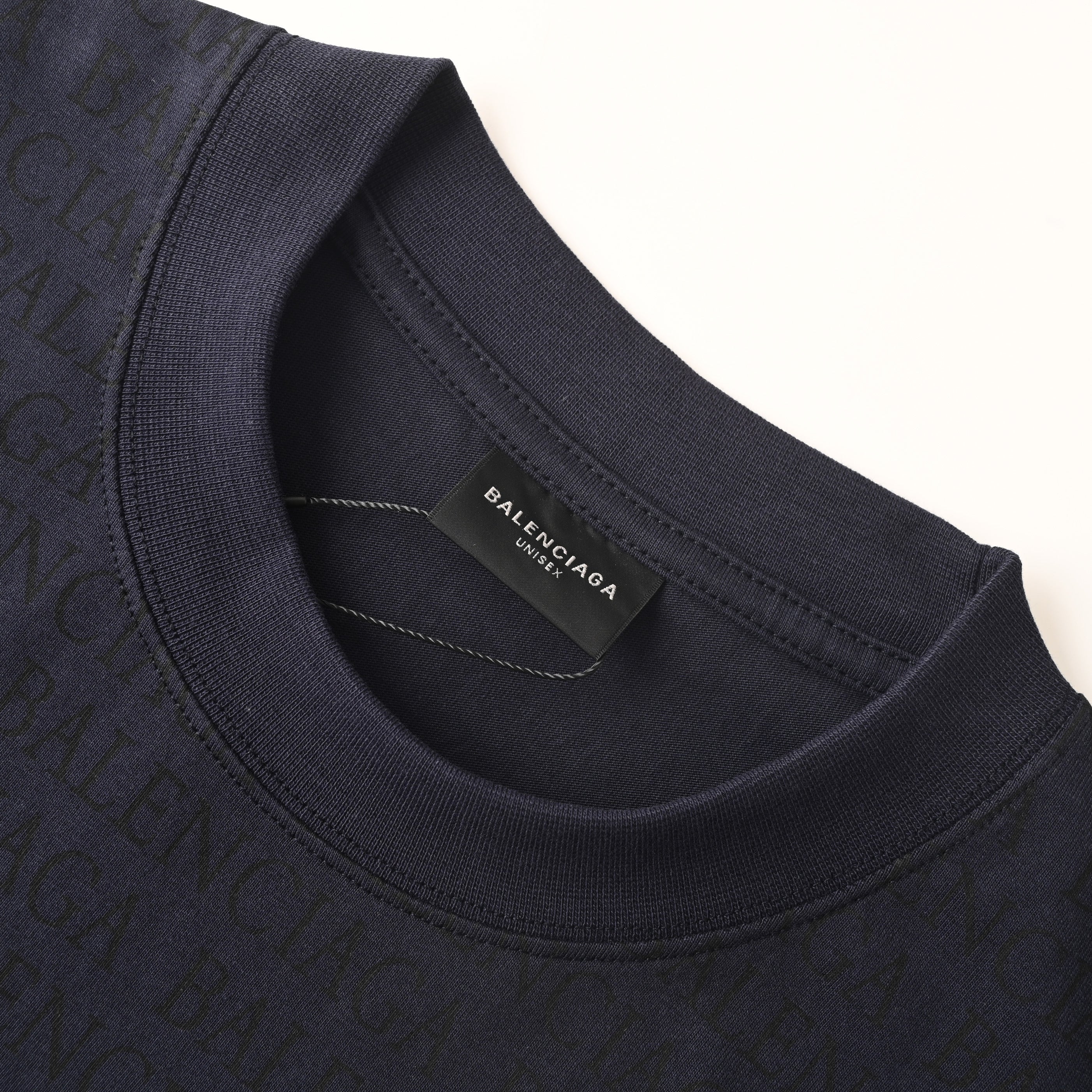 Balenciaga Logo Cotton Jersey T-Shirt