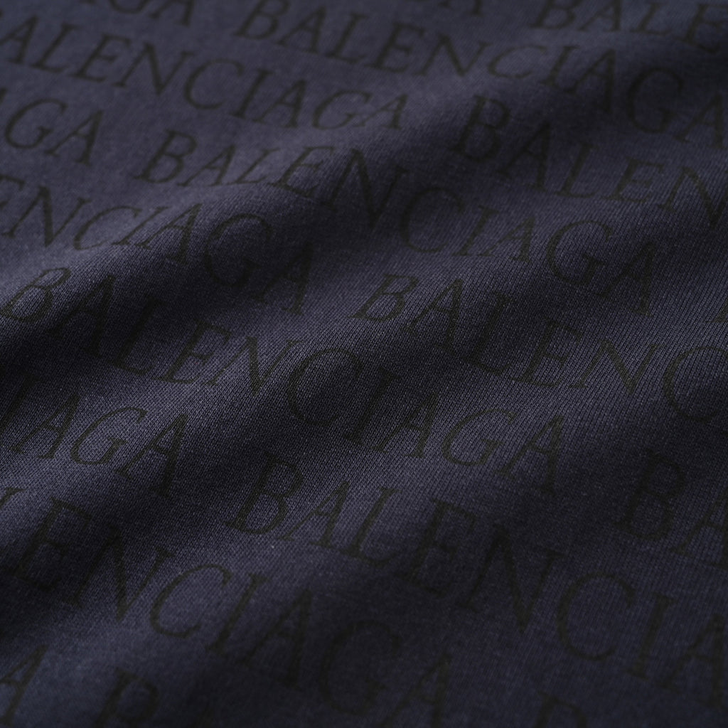Balenciaga Logo Cotton Jersey T-Shirt