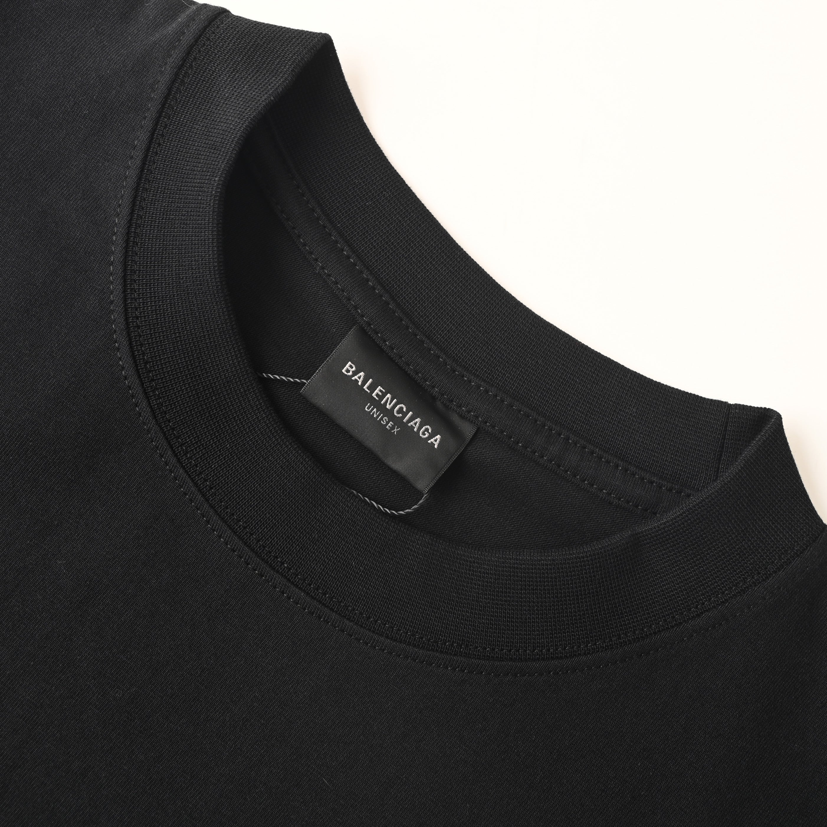 Balenciaga Logo Cotton Jersey T-Shirt